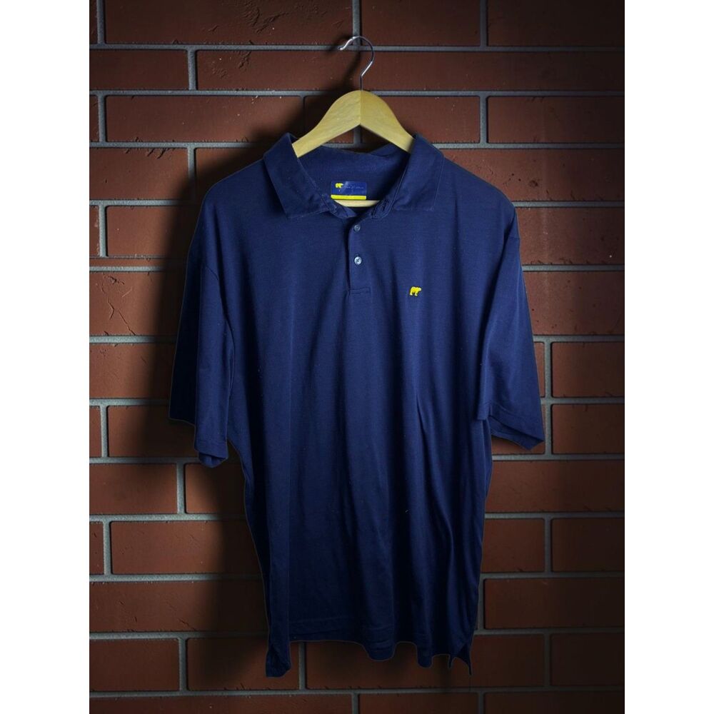 Jack Nicklaus Golden Bear Navy Polo Shirt Men's XXL